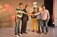   presenter   Ajay Jadeja   winner   Sports Talk Show Hindi   Aaj Tak.